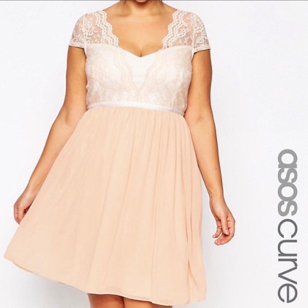 ASOS Curve Skater Dress NWOT